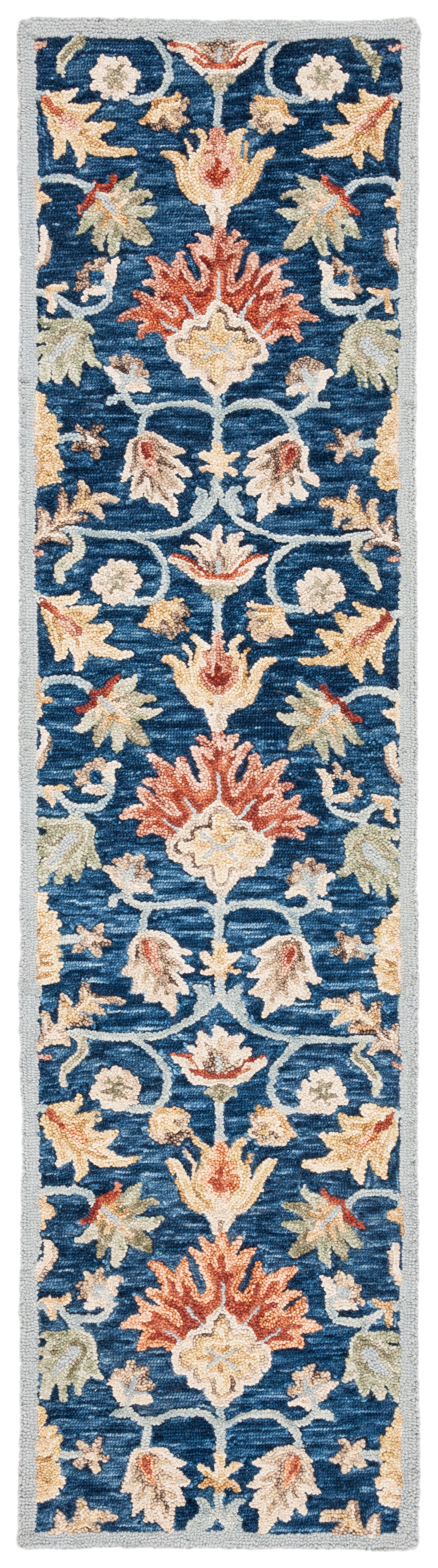 Safavieh Metro Met104M Blue/Orange Rugs.