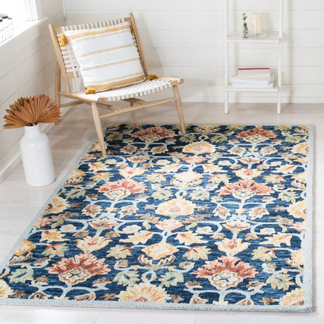 Safavieh Metro Met104M Blue/Orange Rugs.