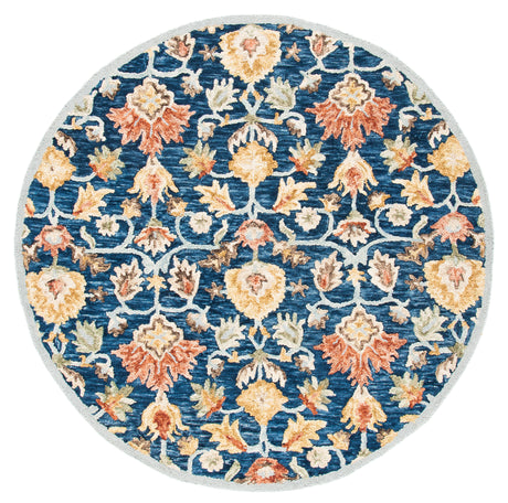 Safavieh Metro Met104M Blue/Orange Rugs.