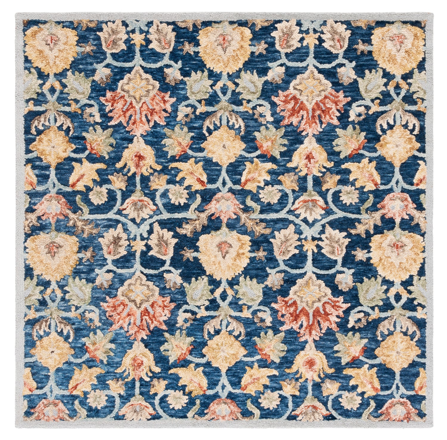 Safavieh Metro Met104M Blue/Orange Rugs.