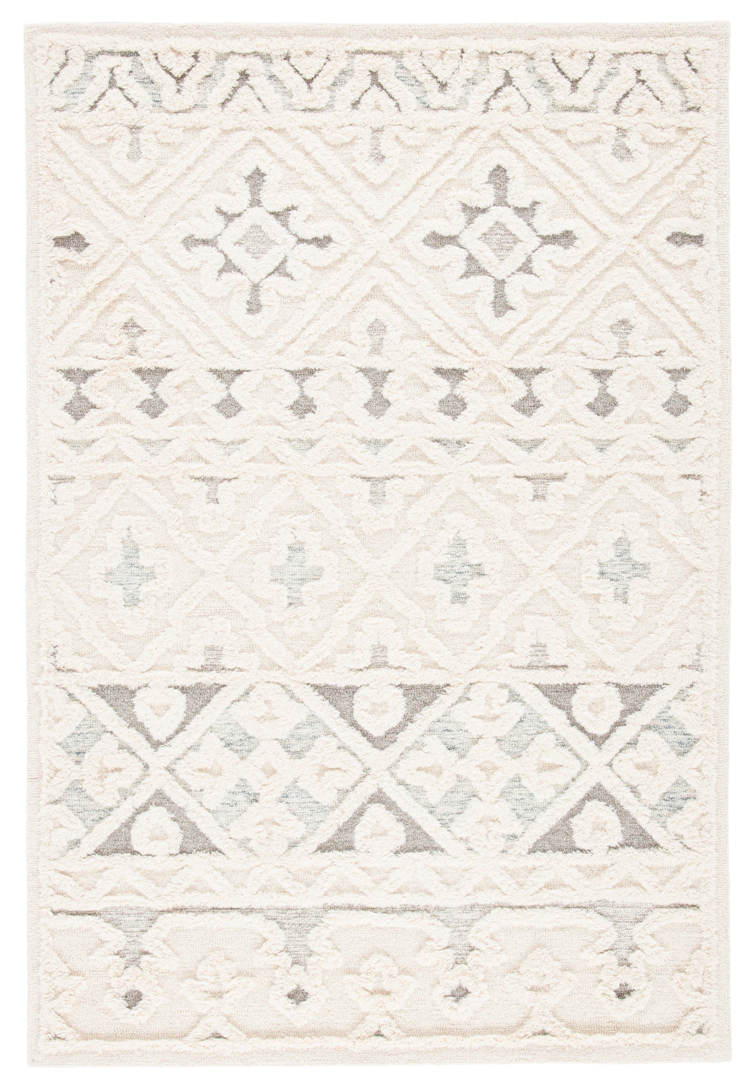 Safavieh Metro Met110A Ivory/Grey Rugs.