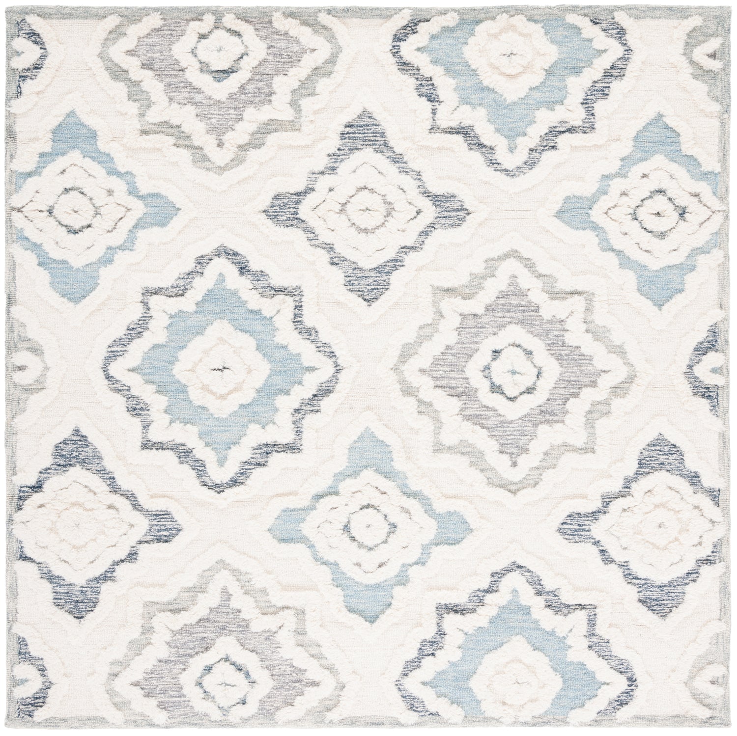 Safavieh Metro Met111A Ivory/Light Blue Rugs.