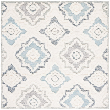 Safavieh Metro Met111A Ivory/Light Blue Rugs.