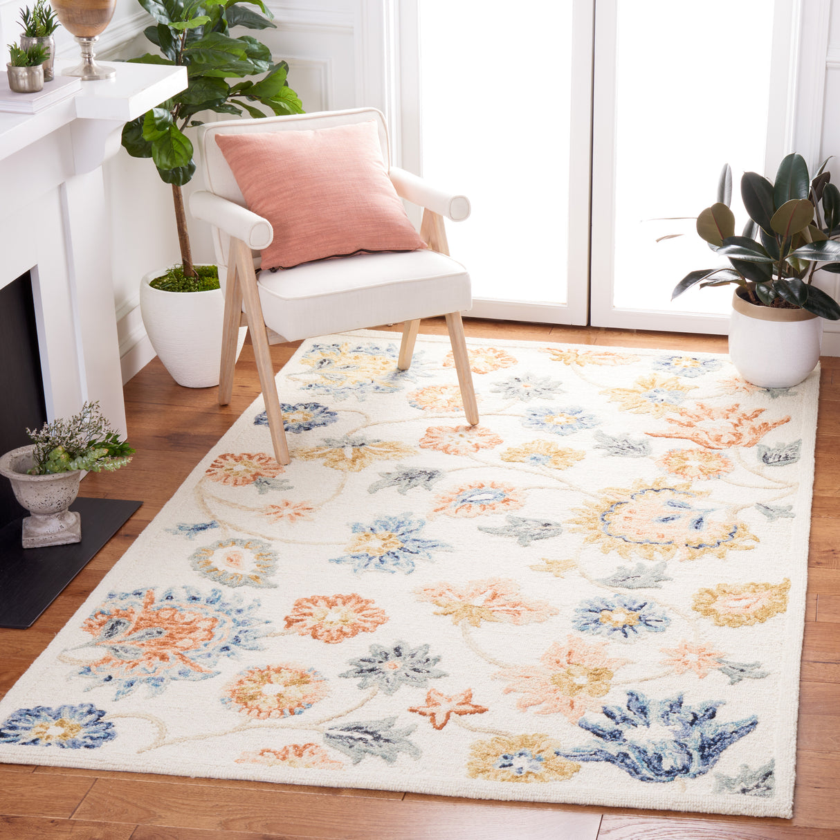 Safavieh Metro Met112A Ivory/Grey Rug.