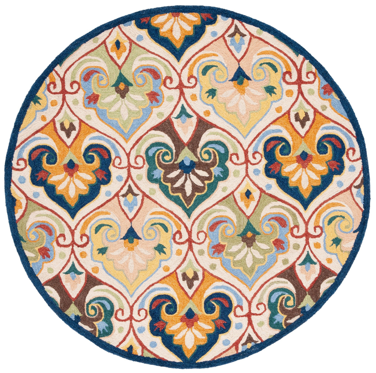 Safavieh Metro Met114B Beige/Blue Rug.