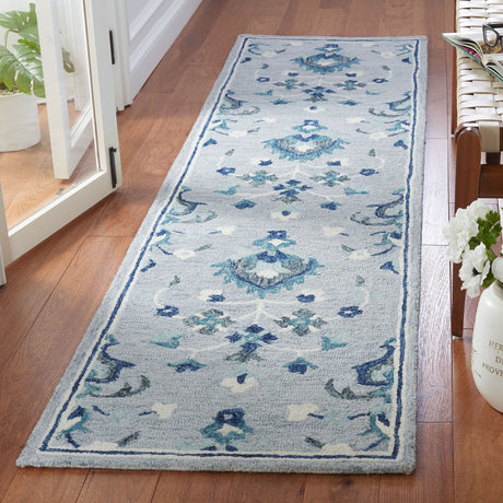 Safavieh Metro Met121M Blue/Ivory Rugs.