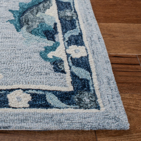 Safavieh Metro Met121M Blue/Ivory Rugs.