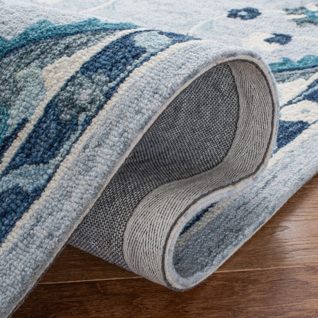Safavieh Metro Met121M Blue/Ivory Rugs.
