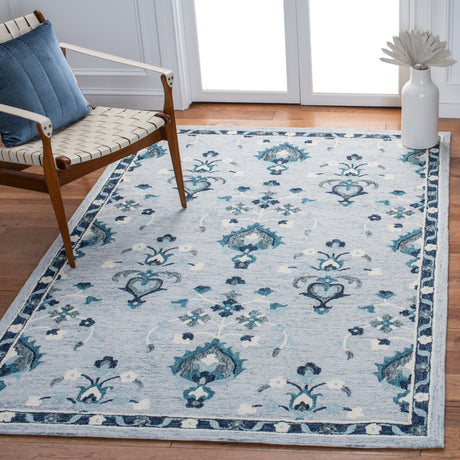 Safavieh Metro Met121M Blue/Ivory Rugs.