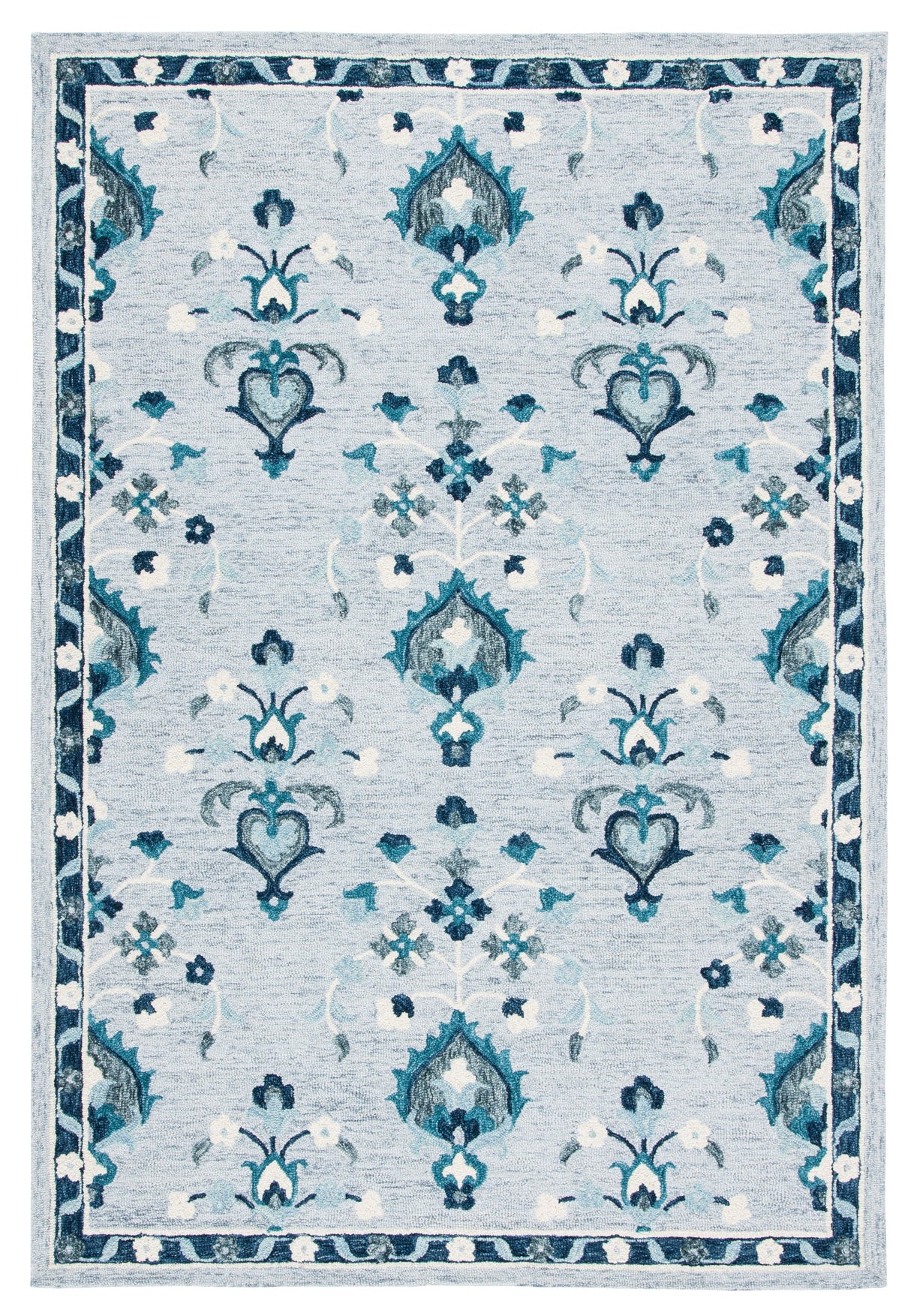Safavieh Metro Met121M Blue/Ivory Rugs.