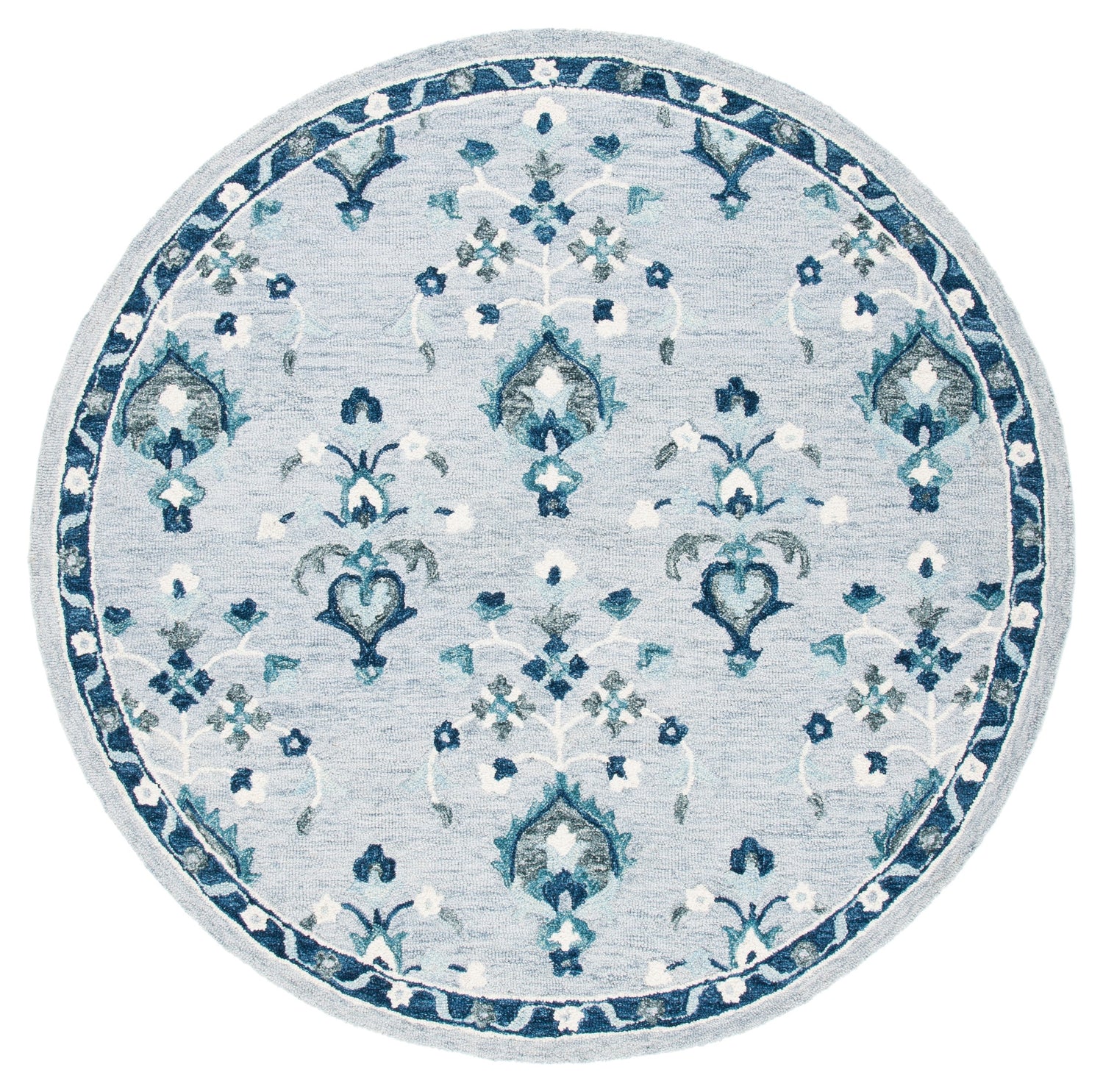 Safavieh Metro Met121M Blue/Ivory Rugs.