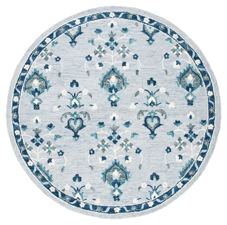 Safavieh Metro Met121M Blue/Ivory Rugs.