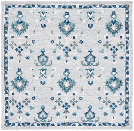 Safavieh Metro Met121M Blue/Ivory Rugs.