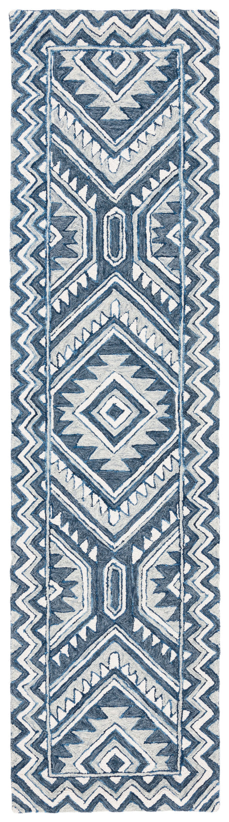 Safavieh Metro Met122M Blue/Ivory Rugs.