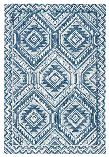 Safavieh Metro Met122M Blue/Ivory Rugs.