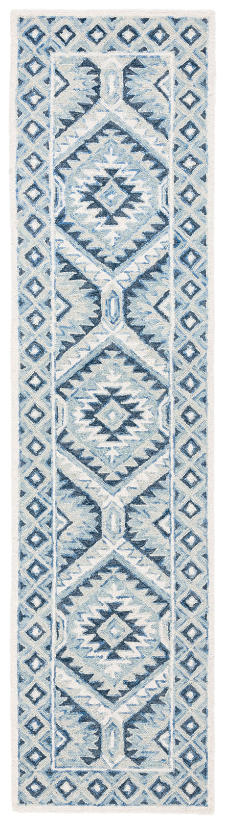 Safavieh Metro Met123M Blue/Ivory Rugs.