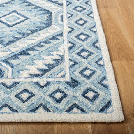 Safavieh Metro Met123M Blue/Ivory Rugs.