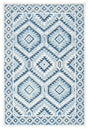 Safavieh Metro Met123M Blue/Ivory Rugs.