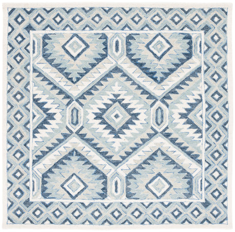 Safavieh Metro Met123M Blue/Ivory Rugs.