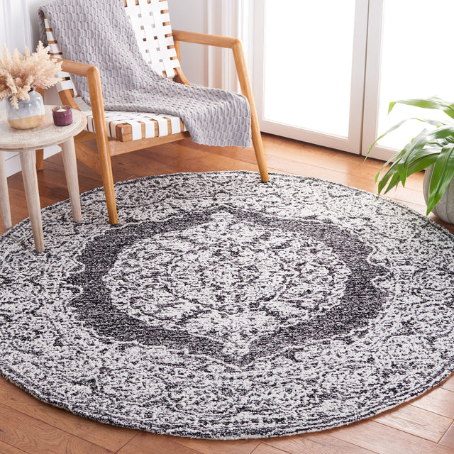 Safavieh Metro Met159Z Ivory/Black Rug.