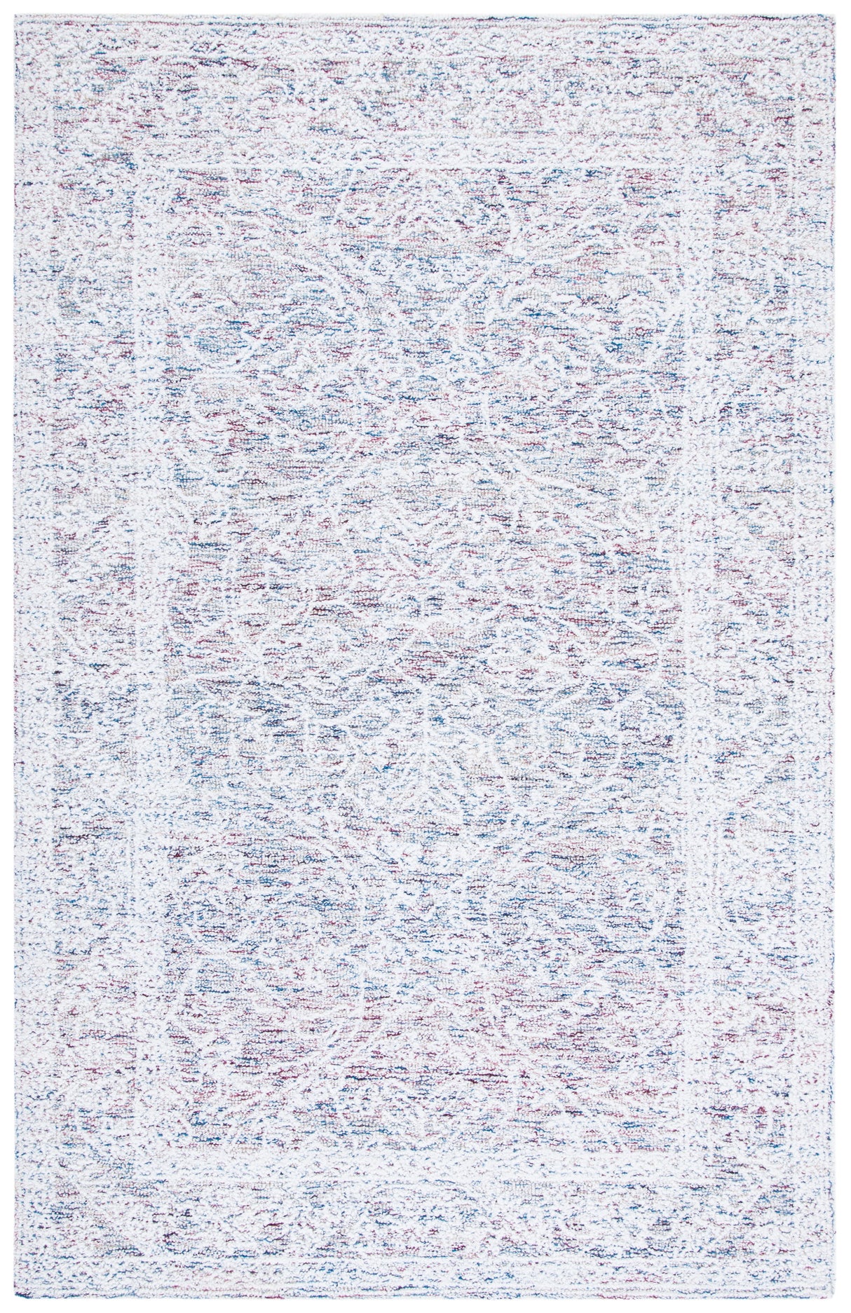 Safavieh Metro Met160Q Ivory/Red Rug.