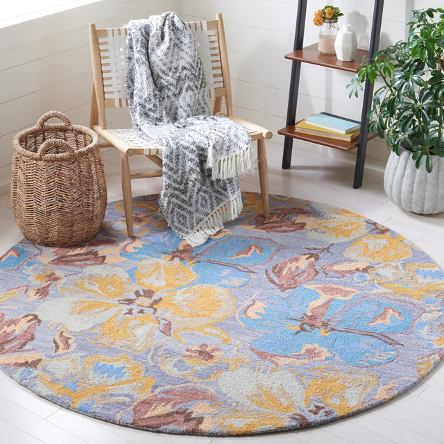 Safavieh Metro Met250F Grey/Yellow Rugs.