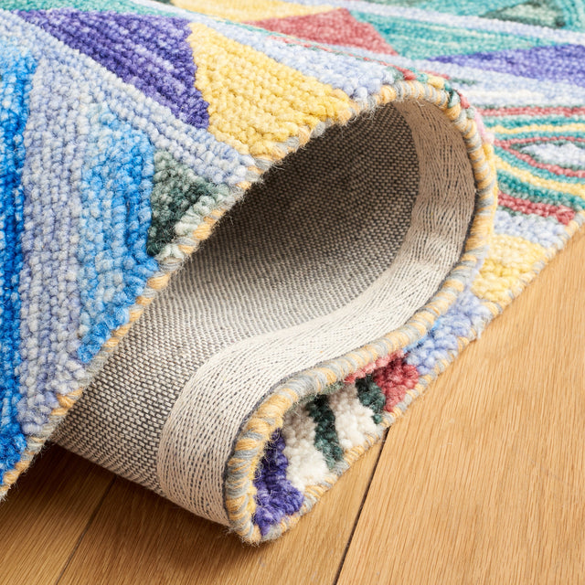 Safavieh Metro Met251Q Red/Blue Rug.