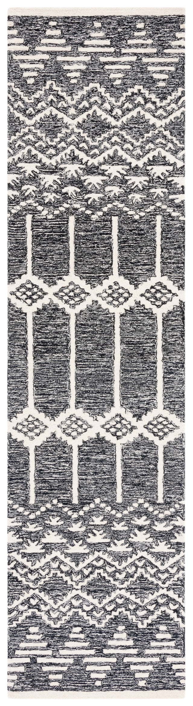 Safavieh Metro Met253Z Black/Ivory Rug.