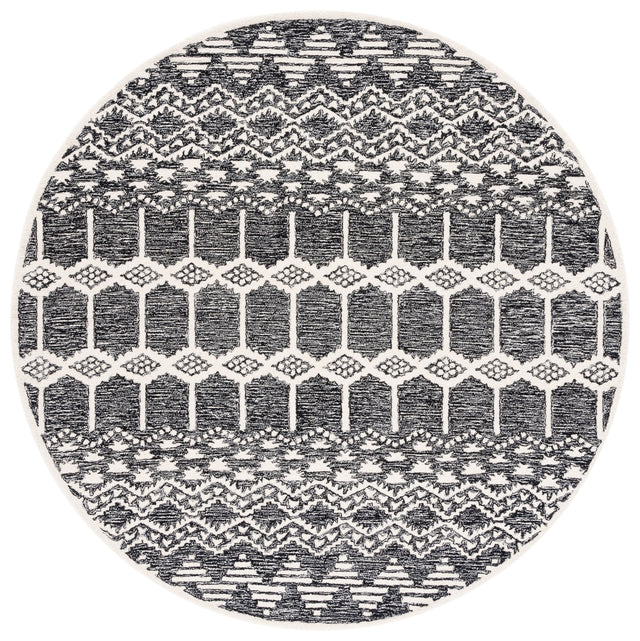 Safavieh Metro Met253Z Black/Ivory Rug.