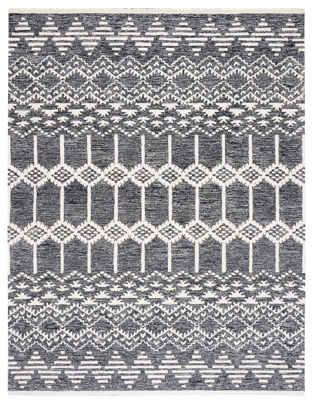 Safavieh Metro Met253Z Black/Ivory Rug.