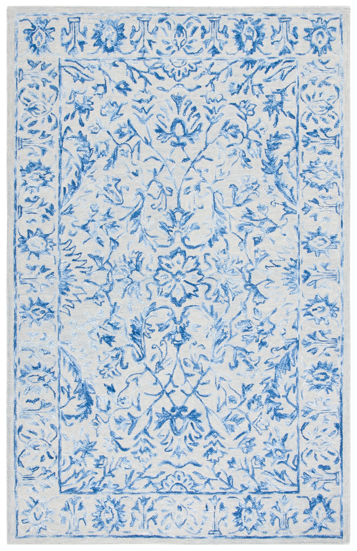 Safavieh Metro Met255M Blue/Beige Rugs.