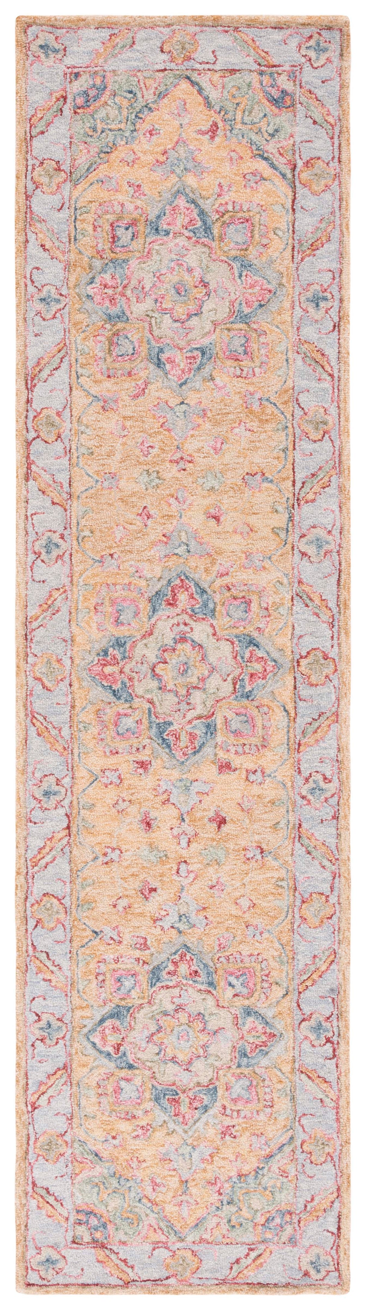 Safavieh Metro Met352C Yellow/Rust Rug.