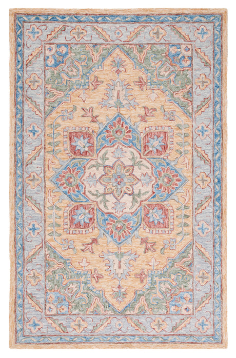 Safavieh Metro Met352C Yellow/Rust Rug.