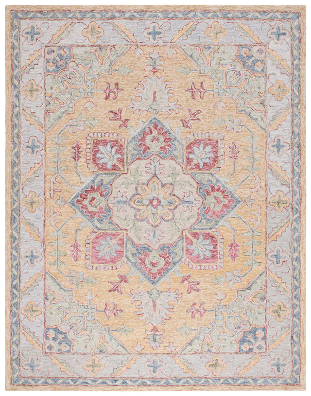 Safavieh Metro Met352C Yellow/Rust Rug.