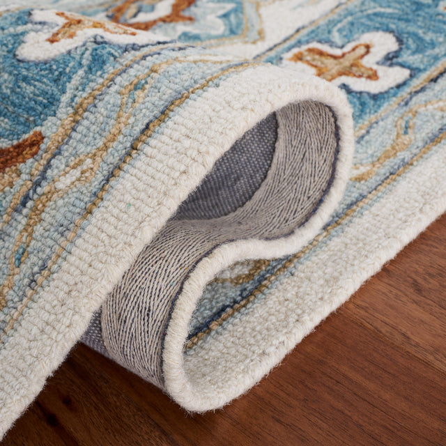 Safavieh Metro Met352M Ivory/Blue Rug.