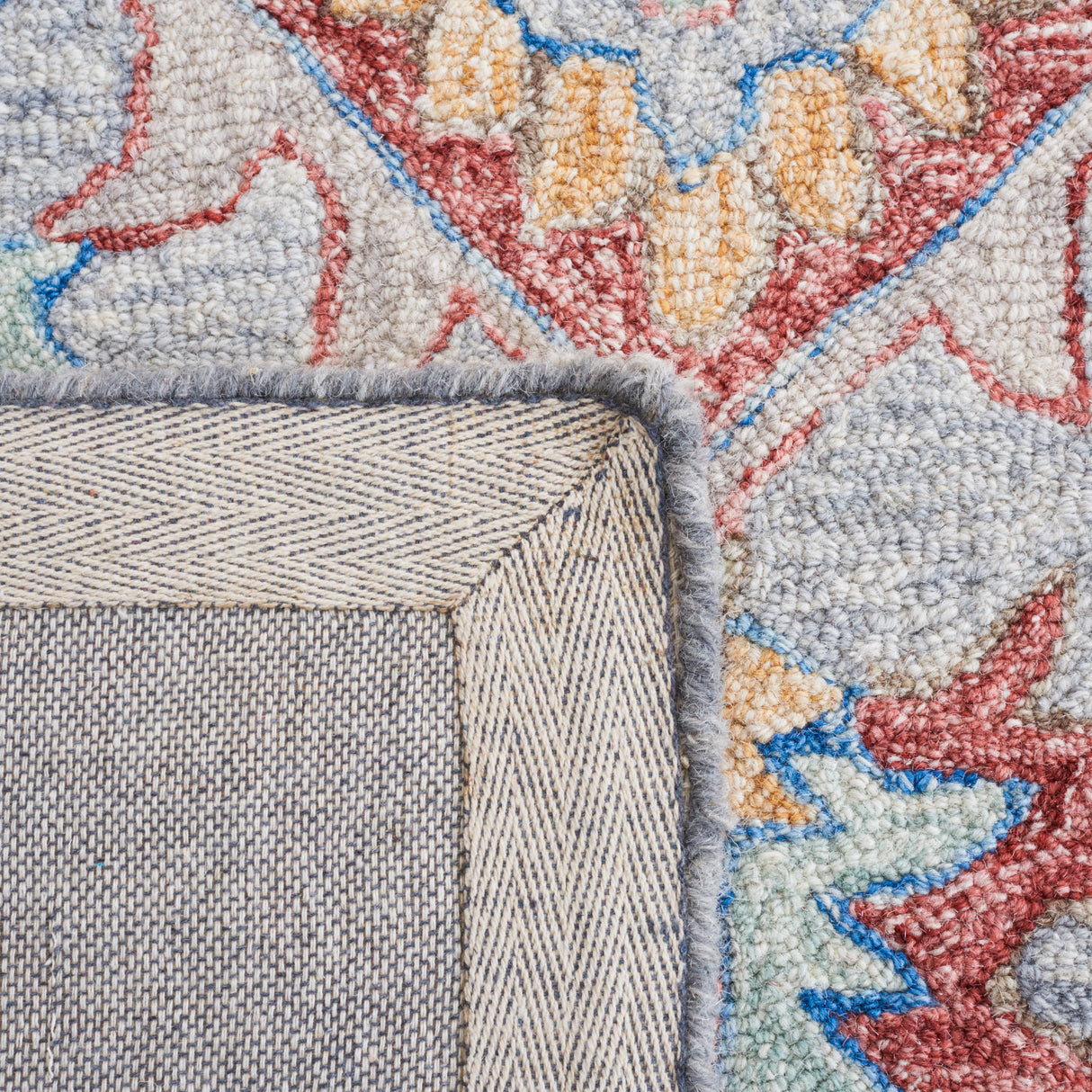 Safavieh Metro Met352P Grey/Rust Rug.