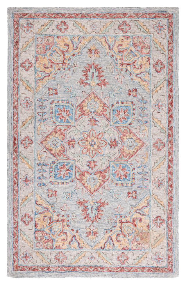 Safavieh Metro Met352P Grey/Rust Rug.