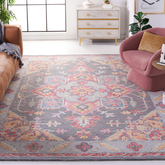 Safavieh Metro Met352P Grey/Rust Rug.