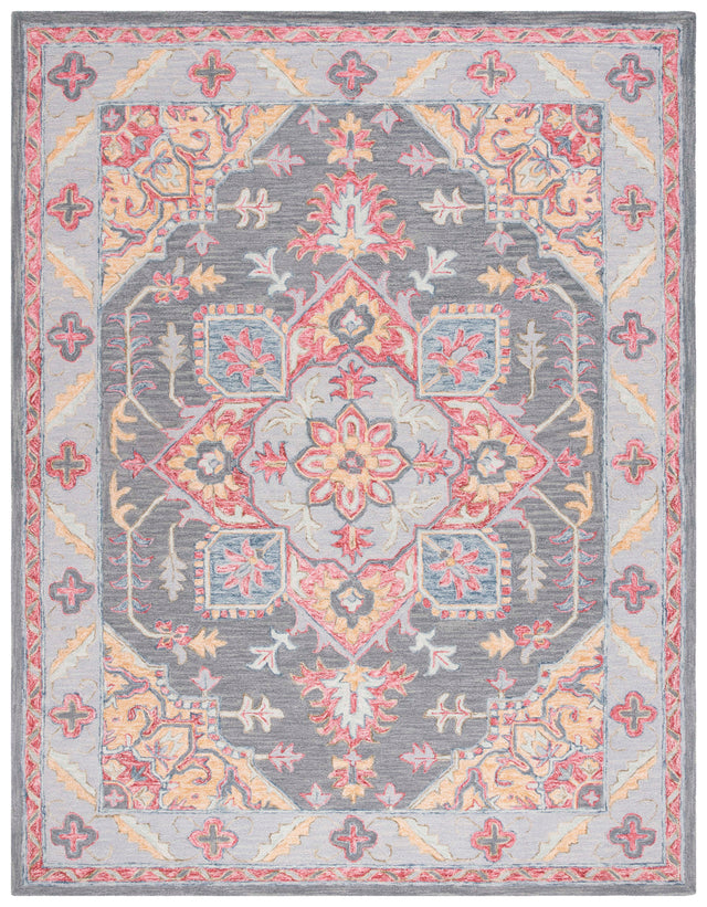 Safavieh Metro Met352P Grey/Rust Rug.