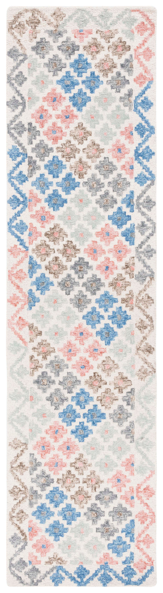 Safavieh Metro Met355M Ivory/Blue Rug.