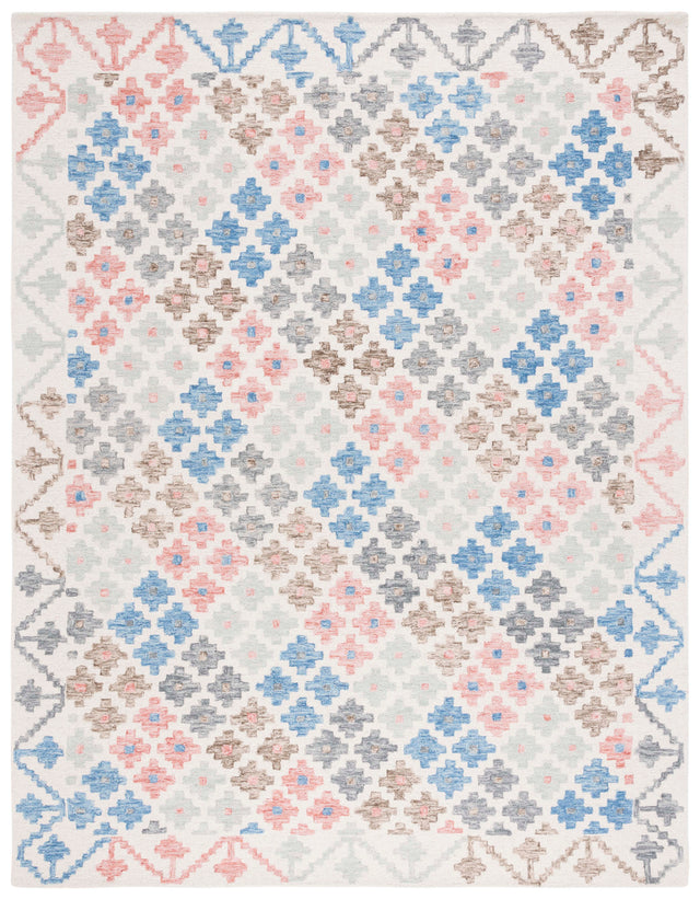 Safavieh Metro Met355M Ivory/Blue Rug.