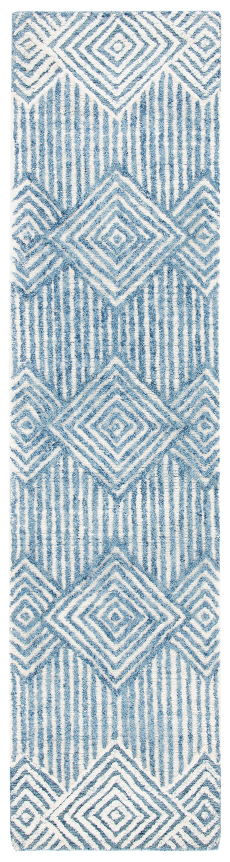 Safavieh Metro Met401M Blue/Ivory Rugs.