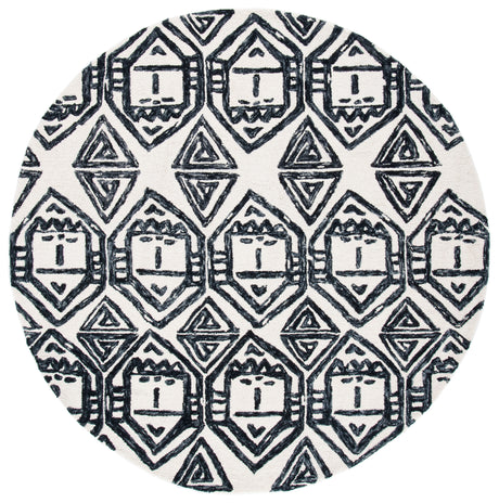 Safavieh Metro Met404Z Black/Ivory Rugs.