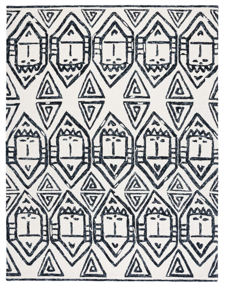 Safavieh Metro Met404Z Black/Ivory Rugs.