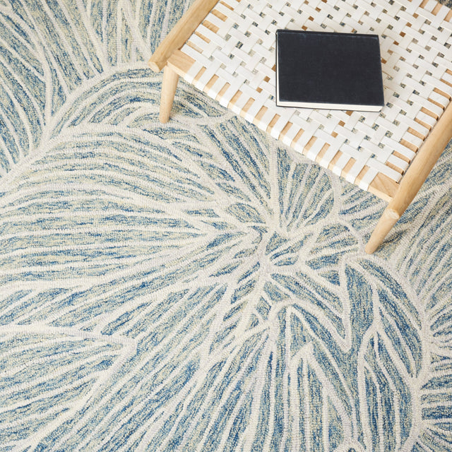 Safavieh Metro Met451M Blue/Ivory Rug.