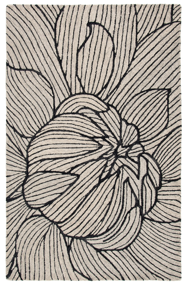 Safavieh Metro Met451Z Black/Ivory Rug.