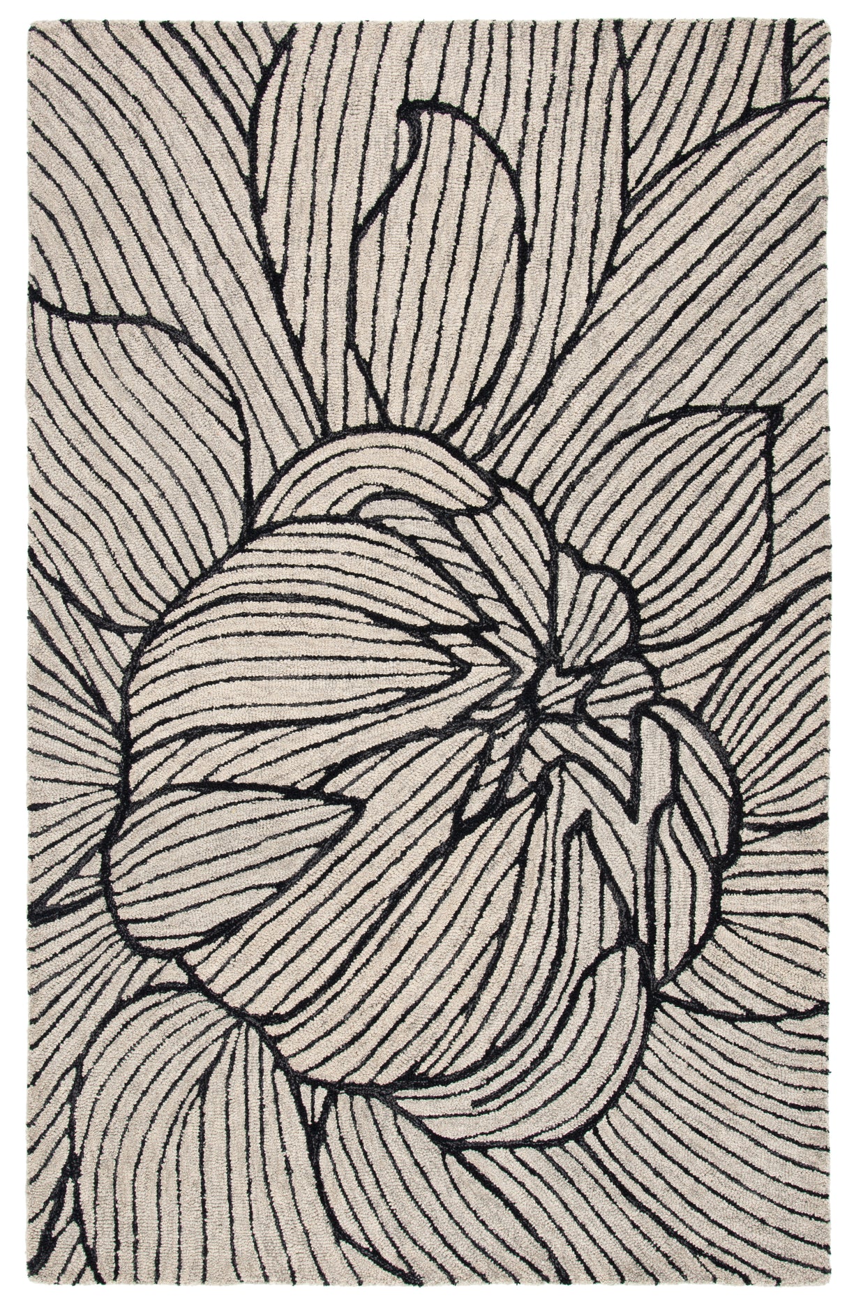 Safavieh Metro Met451Z Black/Ivory Rug.