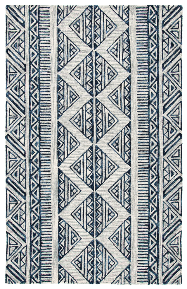 Safavieh Metro Met452M Blue/Ivory Rug.