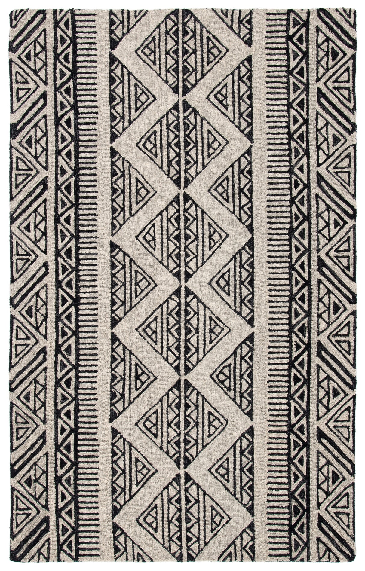 Safavieh Metro Met452Z Black/Beige Rug.