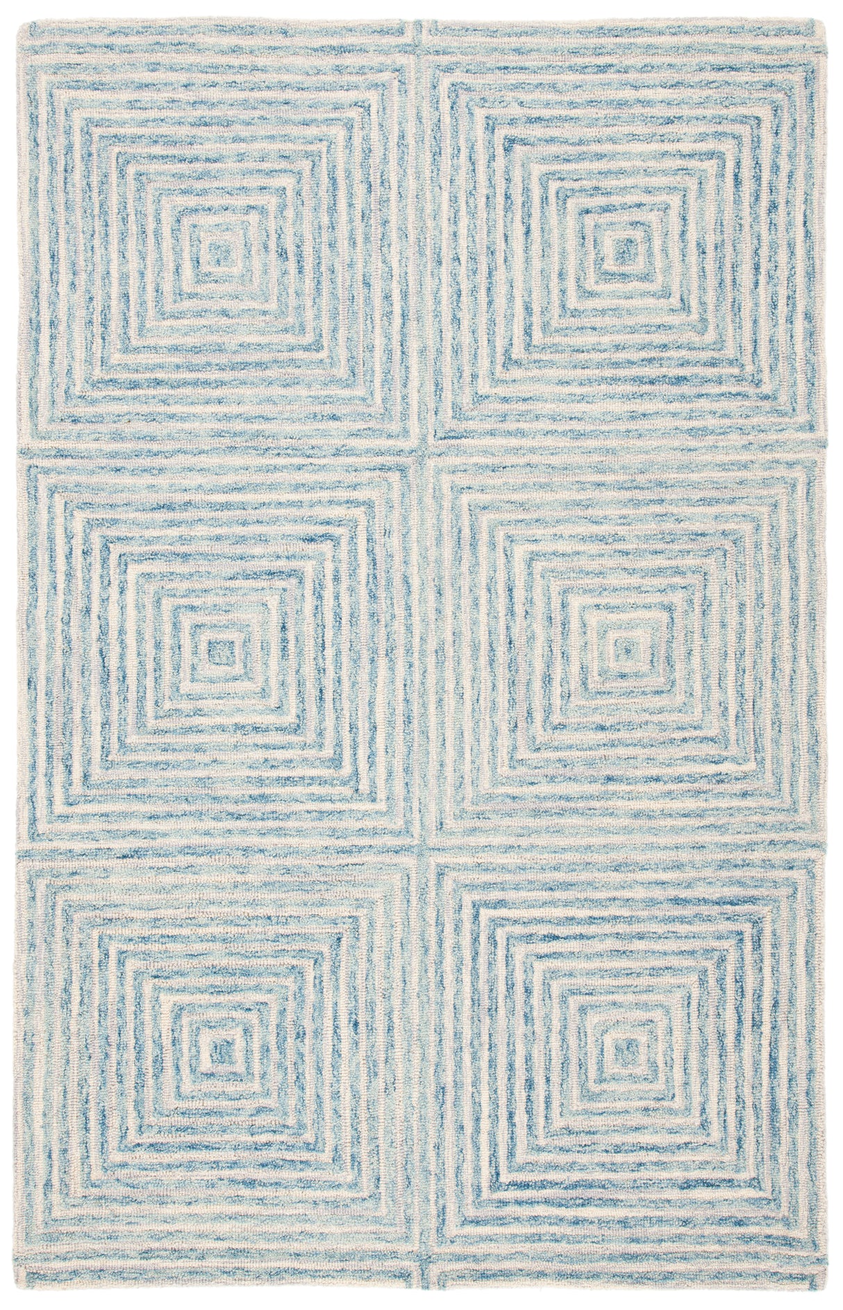 Safavieh Metro Met454L Light Blue/Ivory Rug.